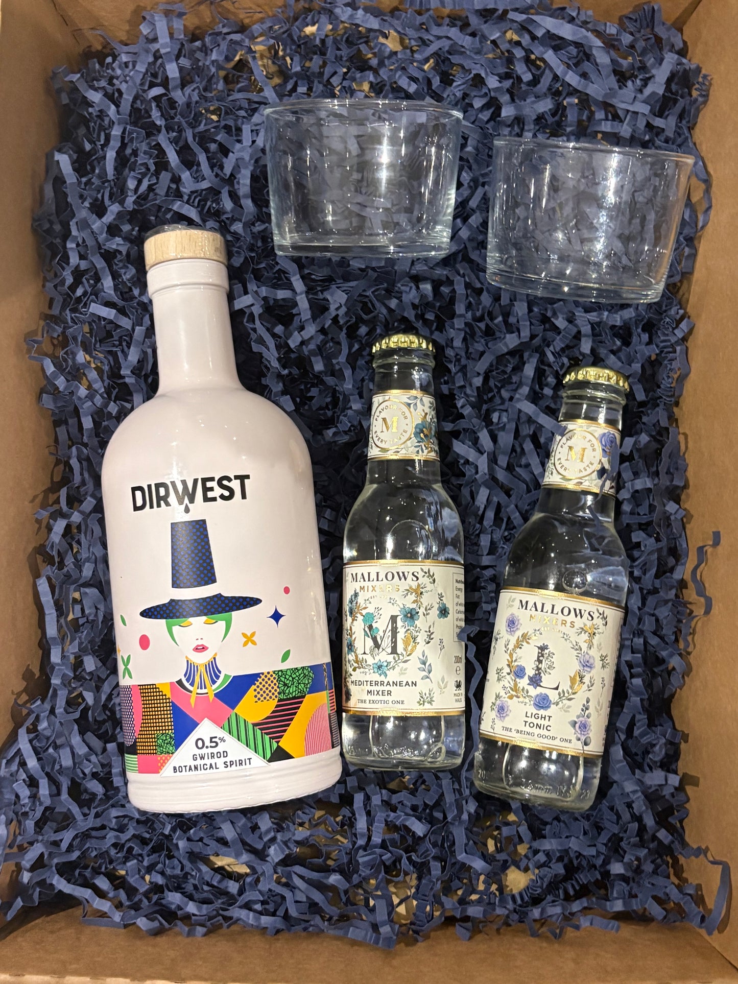 Hamper Gin Di-alcohol Cymreig